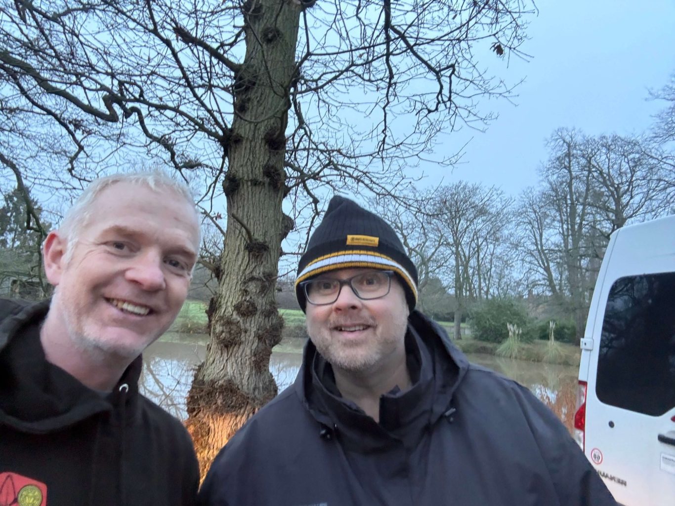 Me and Simon who has been threw a real ordeal and i am so proud of him metal detecting has helped him.